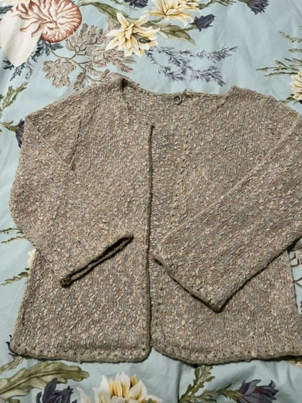 One Girl Who Open Front Sweater